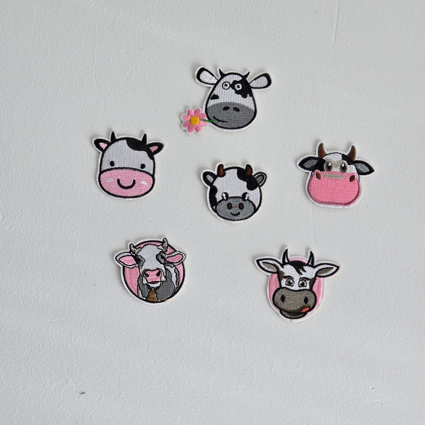 Pink Daisy Cow Face