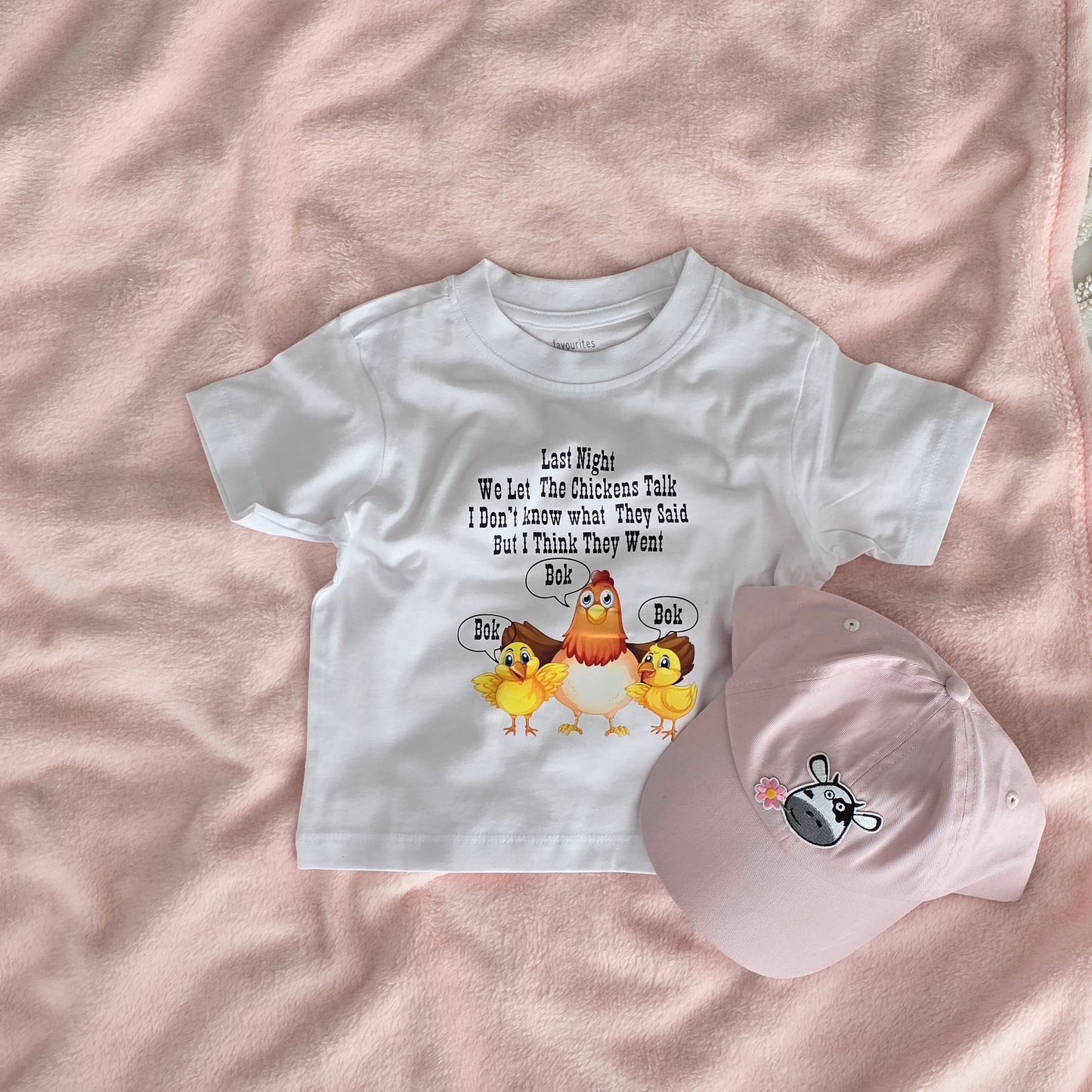 Last night we let the chickens talk