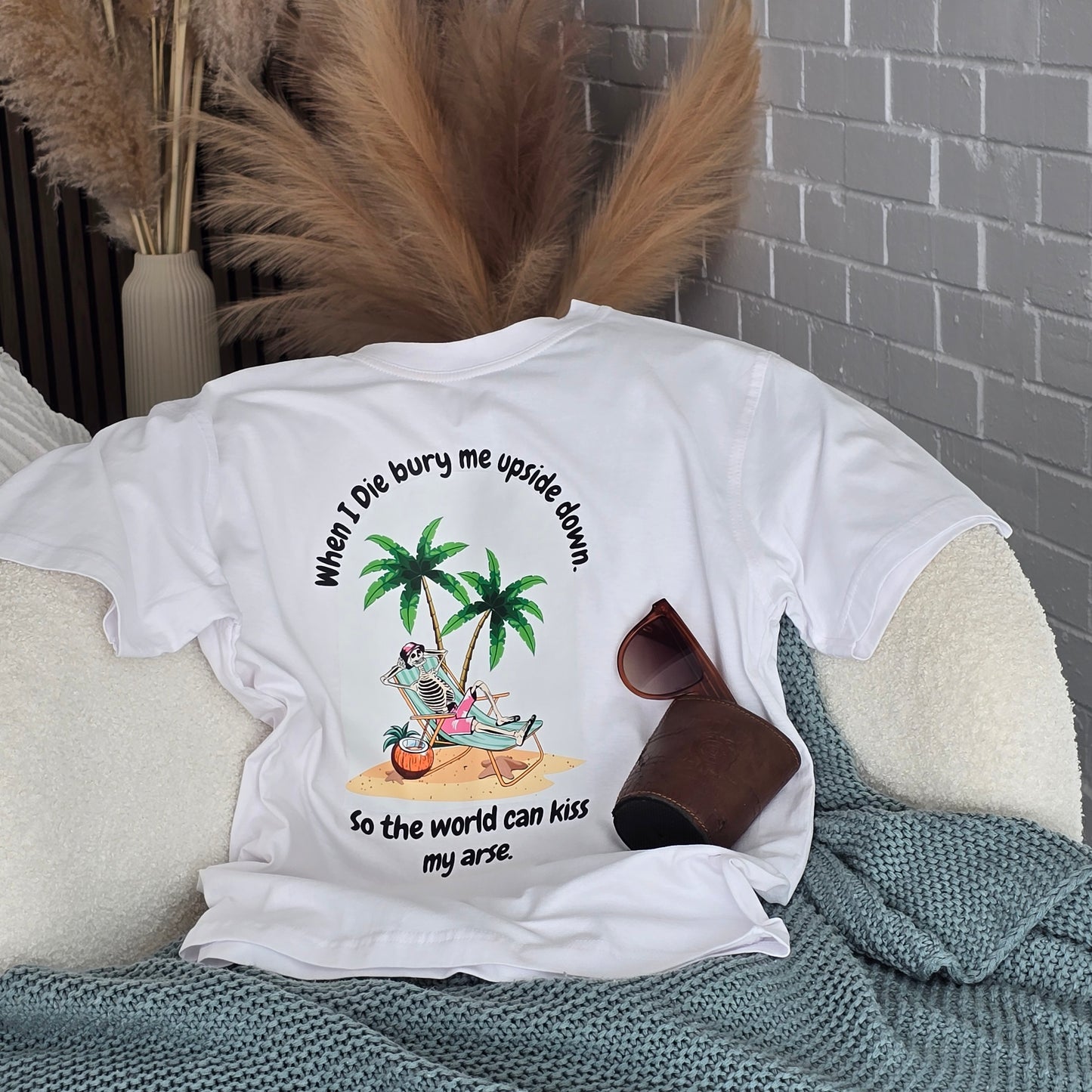 When I Die Bury Me Upside Down T-shirt