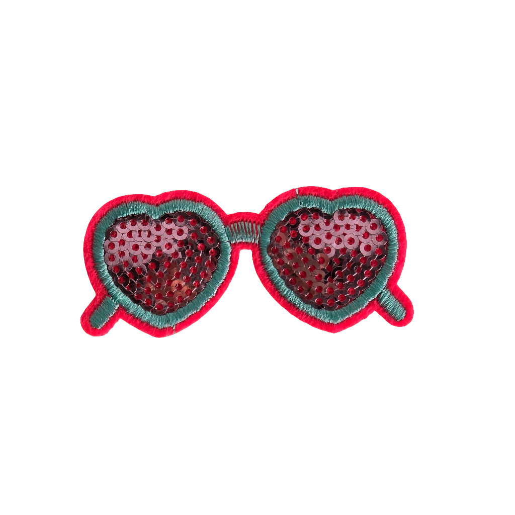 Sequin Heart Sunglasses