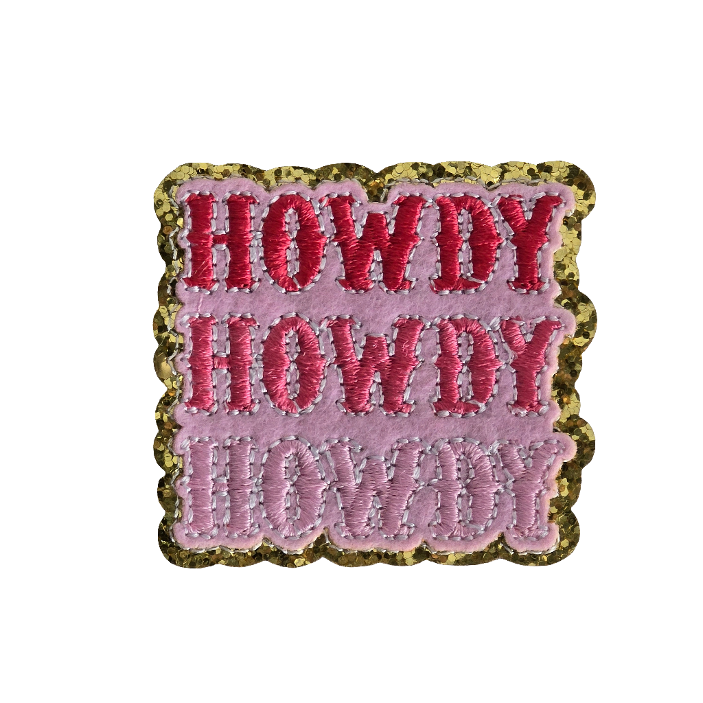 Howdy Howdy Howdy Iron on Motif