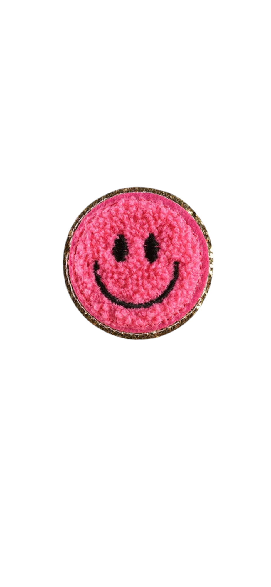 Chenille Smiley Face Motifs