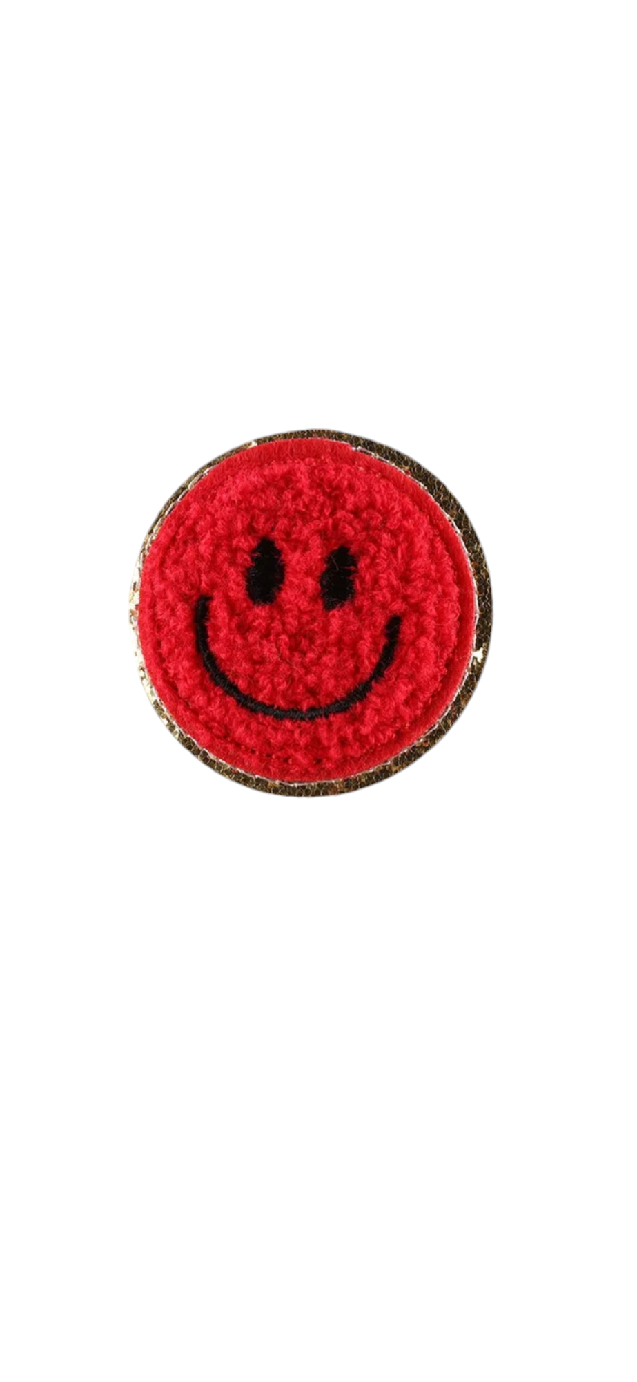Chenille Smiley Face Motifs