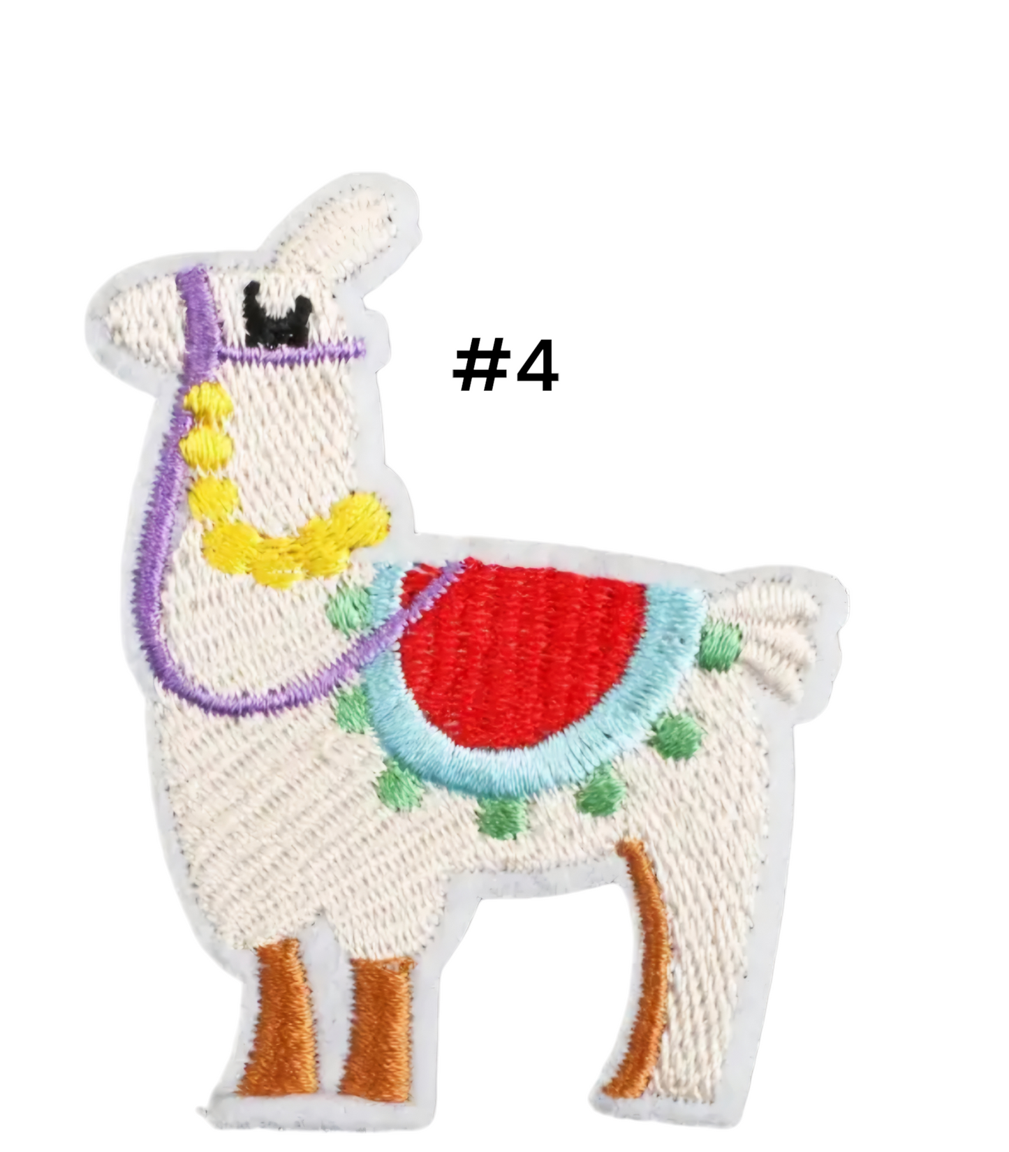 Llama Iron on parches