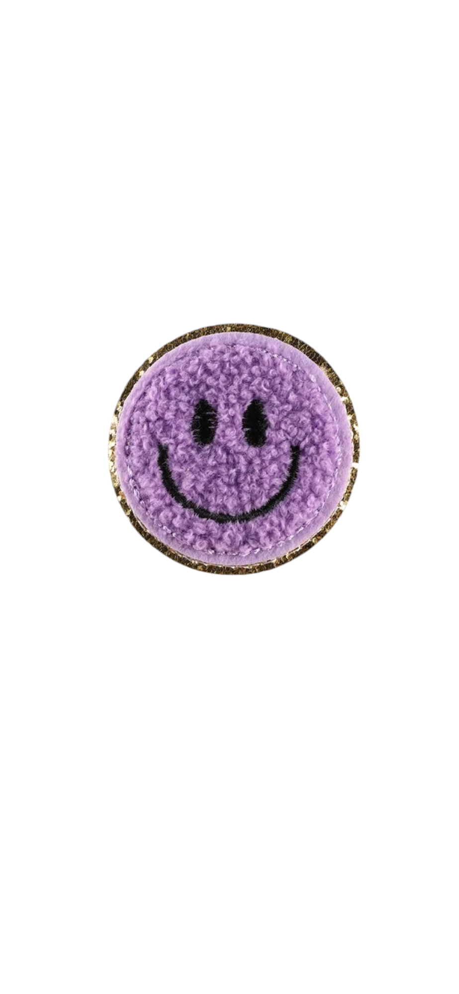 Chenille Smiley Face Motifs