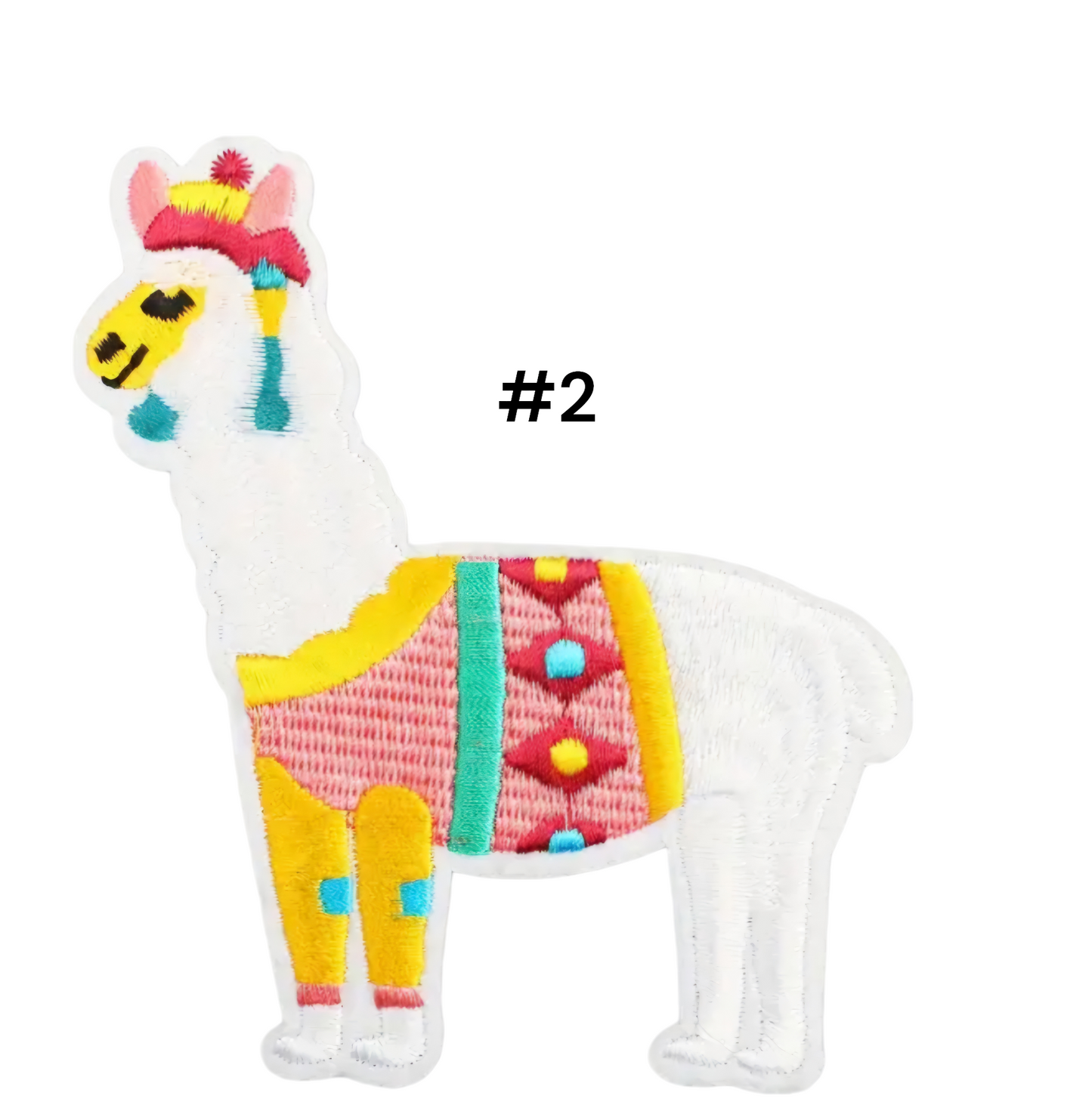 Llama Iron on parches