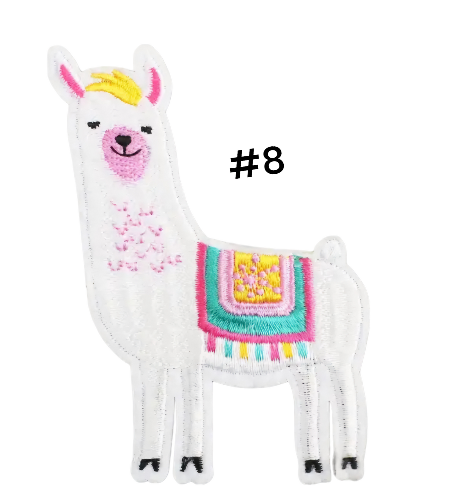 Llama Iron on parches
