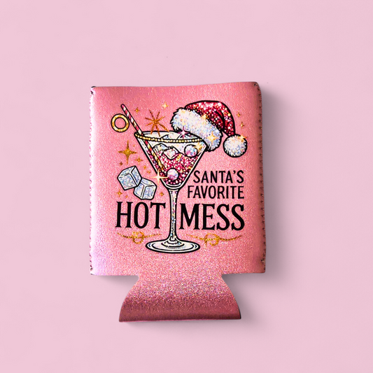 Santa's Favourite Hot Mess Stubby Holder